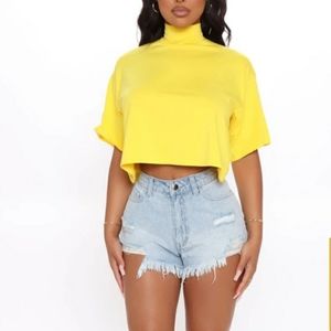 Distressed Denim Short